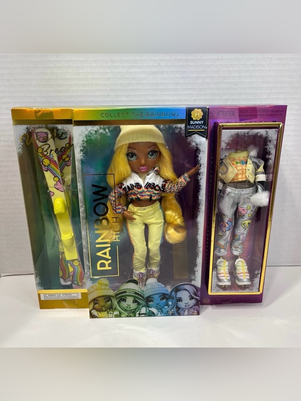 RAINBOW HIGH DOLL Sunny Madison winter break series 1 NWT